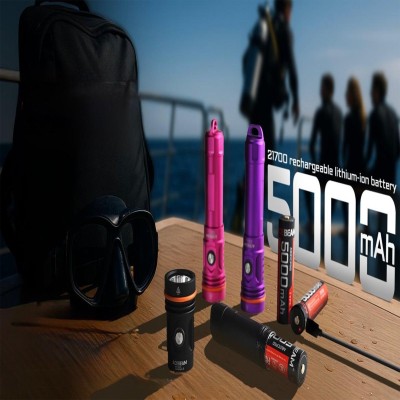 Acebeam D20 Profesyonel Dalış LED El Feneri | 2200 Lümen, 200 m Su Altı Dayanımı