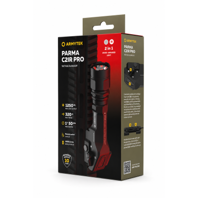 Armytek Parma C2IR Pro Beyaz Işık + IR (Kızılötesi) Profesyonel Silah Feneri