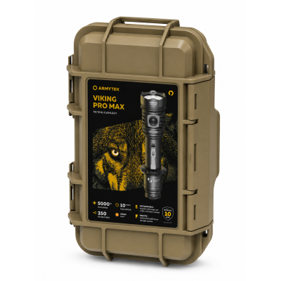Armytek Viking Pro Max ( Warm Light ) El Feneri - Siyah