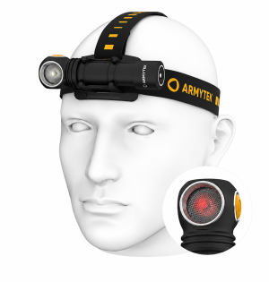 Armytek Wizard C2 WR Şarjlı Kafa Feneri (Beyaz + Kırmızı Işık)