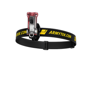 Armytek  Zippy ES WR EDC Mini El Feneri | Şarjlı Anahtarlık Feneri | 120 Lümen | Beyaz + Kırmızı LED | Red Rubby 