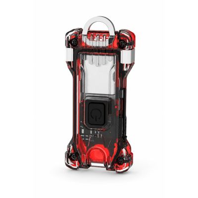 Armytek  Zippy ES WR EDC Mini El Feneri | Şarjlı Anahtarlık Feneri | 120 Lümen | Beyaz + Kırmızı LED | Red Rubby