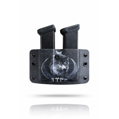 Kydex 9 mm Çiftli Şarjör Kılıfı ARTWORK | Dayanıklı ve Hızlı Taşıma