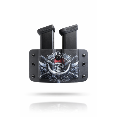 Kydex 9 mm Çiftli Şarjör Kılıfı ARTWORK | Dayanıklı ve Hızlı Taşıma