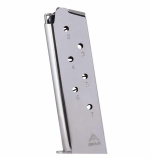 Mec‑Gar 1911 Şarjör (45 ACP / 1911 uyumlu)  Krom renk