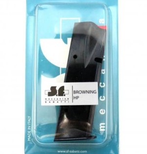 Sabatti Browning HP Şarjör Siyah Renk 15 mermi kapasite