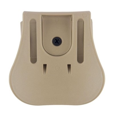 Çiftli Şarjör Kılıfı Bej - Dayanıklı Polimer Taktik Kılıf