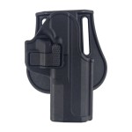 Canik Tp-9 Kilitli Tabanca Kılıfı Siyah – Polimer Paddle Montajlı, Hızlı Erişimli Emniyet Mandallı