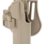 Canik Tp-9 Kilitli Tabanca Kılıfı Bej – Polimer Paddle Montajlı, Hızlı Erişimli Emniyet Mandallı
