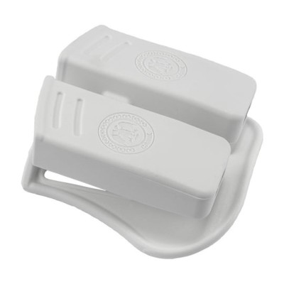 Çiftli Şarjör Kılıfı Beyaz - Dayanıklı Polimer Taktik Kılıf