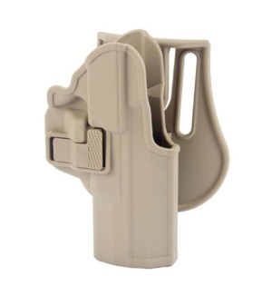 Canik Tp-9 Kilitli Tabanca Kılıfı Bej – Polimer Paddle Montajlı, Hızlı Erişimli Emniyet Mandallı
