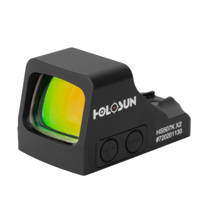 Holosun HS507K Kompakt Red Dot Nişangâh | Çoklu Retikül, Shake Awake, 6 MOA