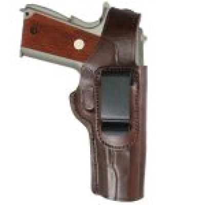 Metal Maşalı Deri İç Kılıf | Gizli Taşıma Deri Kılıf - KOYU KAHVE