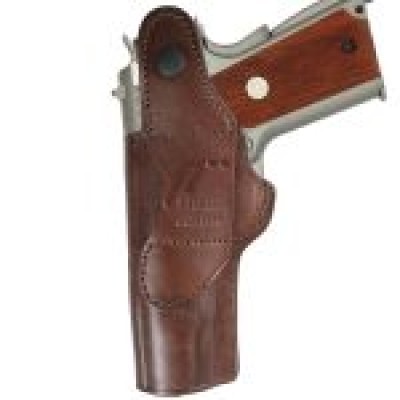 Metal Maşalı Deri İç Kılıf | Gizli Taşıma Deri Kılıf - KOYU KAHVE