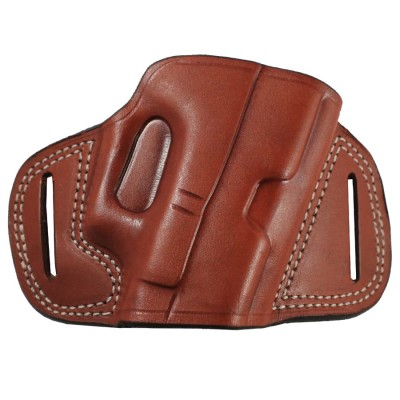 Deri Kelebek OWB Tabanca Kılıfı | Taba Renk Bel Dışı Taşıma Kılıfı