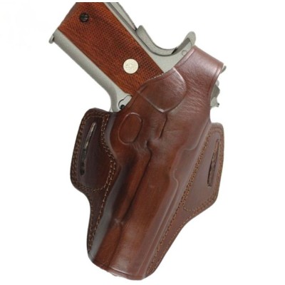 Deri OWB Tabanca Kılıfı | Bel Dışı Taşıma Deri Silah Kılıfı Kahverengi