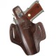 Deri OWB Tabanca Kılıfı | Bel Dışı Taşıma Deri Silah Kılıfı Kahverengi