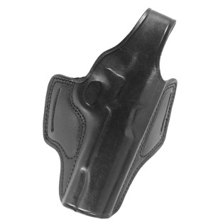 Deri OWB Tabanca Kılıfı | Bel Dışı Taşıma Deri Silah Kılıfı Siyah