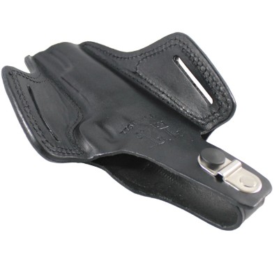 Deri OWB Tabanca Kılıfı | Bel Dışı Taşıma Deri Silah Kılıfı Siyah