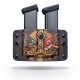 Kydex 9 mm Çiftli Şarjör Kılıfı ARTWORK | Dayanıklı ve Hızlı Taşıma