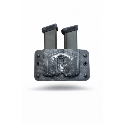 Kydex 9 mm Çiftli Şarjör Kılıfı ARTWORK | Dayanıklı ve Hızlı Taşıma