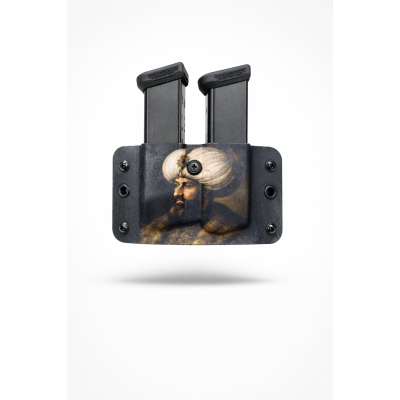 Kydex 9 mm Çiftli Şarjör Kılıfı ARTWORK | Dayanıklı ve Hızlı Taşıma
