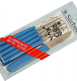 Sürmene Meyve Bıçağı Seti NO:61007 Sürmene Meyve Bıçağı Seti NO:61007