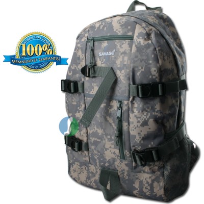 Savage Ventura 40LT. Gri Dijital Kamuflaj Sırt Çantası (HH130666) Savage Ventura 40LT. Gri Dijital Kamuflaj Sırt Çantası (HH130666)