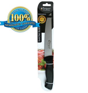 Mutfak Bıçağı - Silikon Ergonomik Sap - No: 8 - Kırmızı (PNG-1559-8) Mutfak Bıçağı - Silikon Ergonomik Sap - No: 8 - Kırmızı (PNG-1559-8)