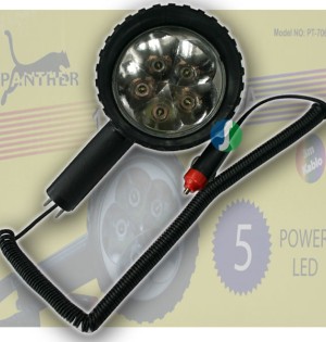 Panther PT-7060 Araç Çakmaklı 5 LEDli Spot Lamba Panther PT-7060 Araç Çakmaklı 5 LEDli Spot Lamba
