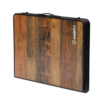 Ahşap Desenli Katlanır Kamp Masası | Taşınabilir Pratik Piknik ve Outdoor Masa