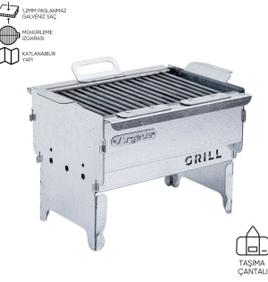 Katlanabilir Ayaklı Portatif Mangal - Paslanmaz - Argeus - Küçük - Taşıma Çantalı Katlanabilir Ayaklı Portatif Mangal - Paslanmaz - Argeus - Küçük - Taşıma Çantalı