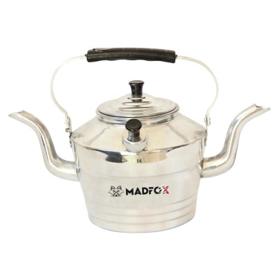 Kamp Çaydanlığı - Çift Taraflı Alüminyum - Süzgeçli Demlik - Madfox - 546241