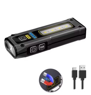 Panther USB Şarjlı Mıknatıslı El Feneri PT-974 Panther USB Şarjlı Mıknatıslı El Feneri PT-974
