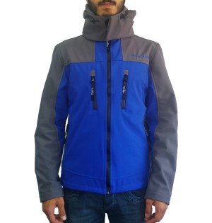 Lemigo Softshell Kapşonlu Mavi-Gri Mont Lemigo Softshell Kapşonlu Mavi-Gri Mont