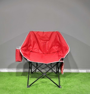 Argeus Balcony Comfort Katlanabilir Kamp Sandalyesi Kırmızı