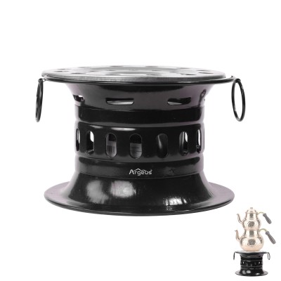 Siyah  Jel Yakıtlı Kamp Ocağı Metal Kutu Soba – Dayanıklı Kamp ve Piknik Ocağı