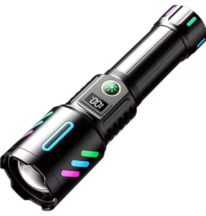 Şarj Edilebilir El Feneri - Wison - 2000 Lümen - 20 Watt - Fosforlu Kasa