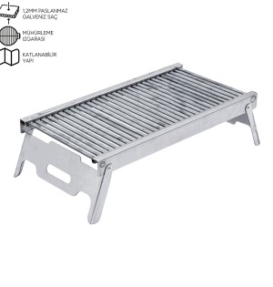 Ateş Üstü Izgara - Katlanır Ayaklı - Argeus - Mühürleme Izgaralı Ateş Üstü Izgara - Katlanır Ayaklı - Argeus - Mühürleme Izgaralı