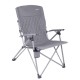 Katlanabilir Kamp Sandalyesi - Trono 3 - Orcamp - Kademeli - Gri Katlanabilir Kamp Sandalyesi - Trono 3 - Orcamp - Kademeli - Gri