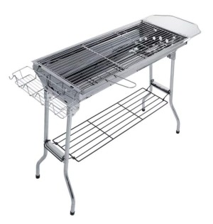 Portatif Katlanabilir Mangal - Madfox Grilmate BBQ - Silver - 547307 Portatif Katlanabilir Mangal - Madfox Grilmate BBQ - Silver - 547307