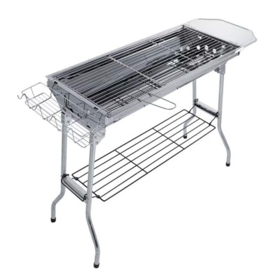 Portatif Katlanabilir Mangal - Madfox Grilmate BBQ - Silver - 547307