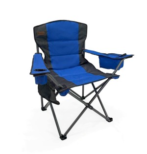 Katlanır Kamp Piknik Sandalyesi - Madfox Echo - Bardaklıklı - Mavi - 547287 - Taşıma Çantalı