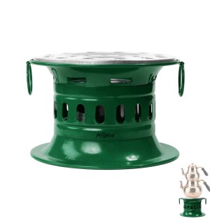 Yeşil Jel Yakıtlı Kamp Ocağı Metal Kutu Soba – Dayanıklı Kamp ve Piknik Ocağı