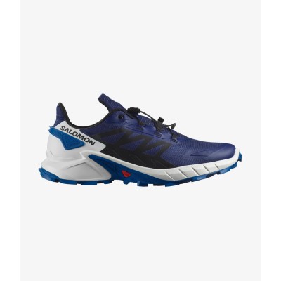 Salomon Supercross 4 Erkek Koşu Ayakkabısı - Blue Print/Black/Lapis Blue
