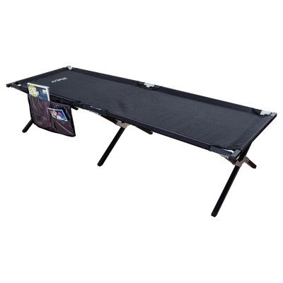 Argeus Katlanabilir Kamp Yatağı & Kampet Cepli Siyah