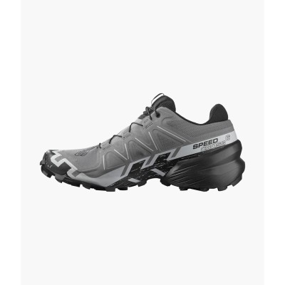 Salomon Speedcross 6 Erkek Koşu Ayakkabısı - Quiet Shade/Black/Pearl Blue