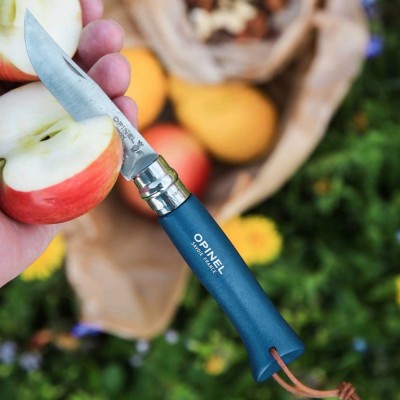 Katlanır Cep Çakısı - Opinel - Gürgen Ağacı Sap - Mavi Çakı No:8 Katlanır Cep Çakısı - Opinel - Gürgen Ağacı Sap - Mavi Çakı No:8