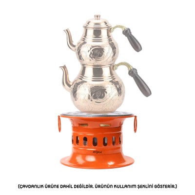 Turuncu  Jel Yakıtlı Kamp Ocağı Metal Kutu Soba – Dayanıklı Kamp ve Piknik Ocağı