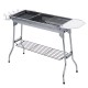 Portatif Katlanabilir Mangal - Madfox Grilmate BBQ - Silver - 547307